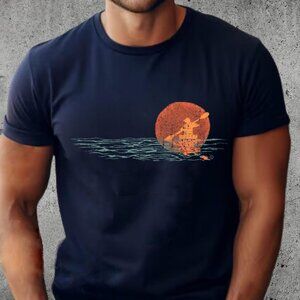 Men’s Kayak T-Shirt – Outdoor Adventure Graphic Tee